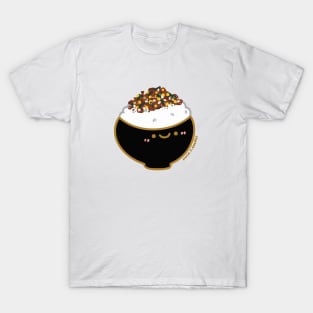 Kawaii Happy Japanese Egg furikake rice seasonings bowl T-Shirt